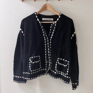 Y Project cardigan with stitching details